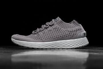 Men's Nobull Reflective Knit Running Shoes Dark / Grey | SG C2030T